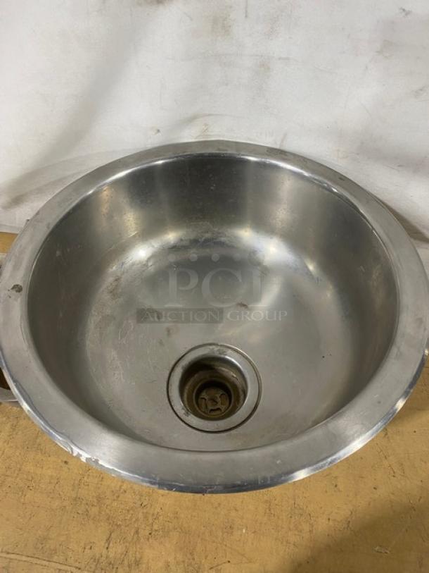 Boholmen Commercial Stainless Steel 18" Single Bowl Top Mount Sink! With Basket Drain & Faucet Attachment! Model: 902.134.79! - Image 3 of 8