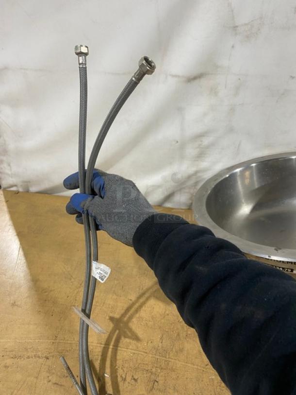 Boholmen Commercial Stainless Steel 18" Single Bowl Top Mount Sink! With Basket Drain & Faucet Attachment! Model: 902.134.79! - Image 8 of 8