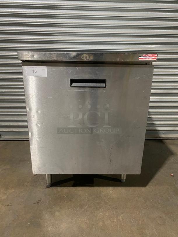 Randell Commercial Stainless Steel Undercounter Worktop Refrigerator! Model: 9404-7 SN: W 143828-1-1! 115V 1 Phase! On Legs! - Image 1 of 9