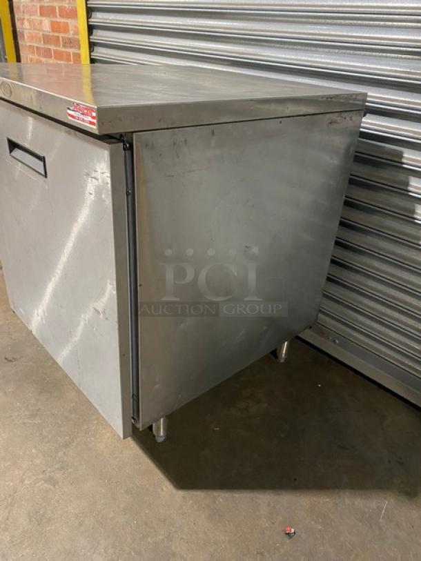 Randell Commercial Stainless Steel Undercounter Worktop Refrigerator! Model: 9404-7 SN: W 143828-1-1! 115V 1 Phase! On Legs! - Image 2 of 9