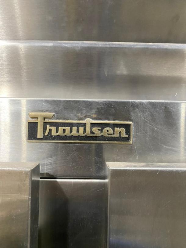 Traulsen Commercial Stainless Steel Solid 2 Door Reach In Refrigerator! With Poly Coated Wire Racks! Model: SG20010 SN: T955290A98! 115V 1 Phase! On Legs! - Image 7 of 11
