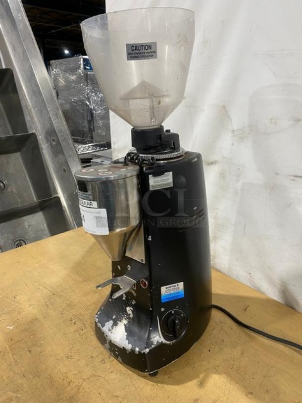 Mazzer Commercial Countertop Doserless Espresso Grinder! With Bean Hopper! - Image 2 of 10