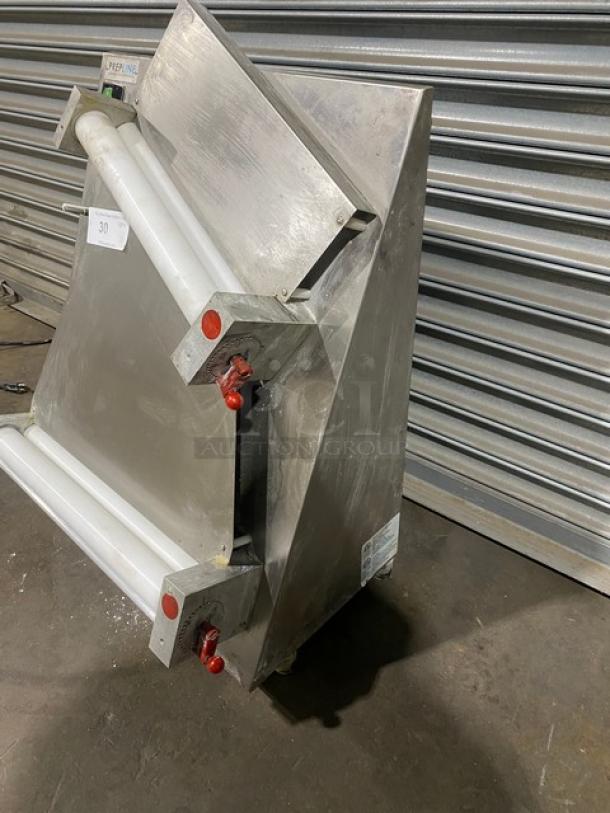 Prepline Commercial Stainless Steel 18" Two Stage Countertop Dough Sheeter!  Model: DR18-2! 120V! - Image 2 of 8