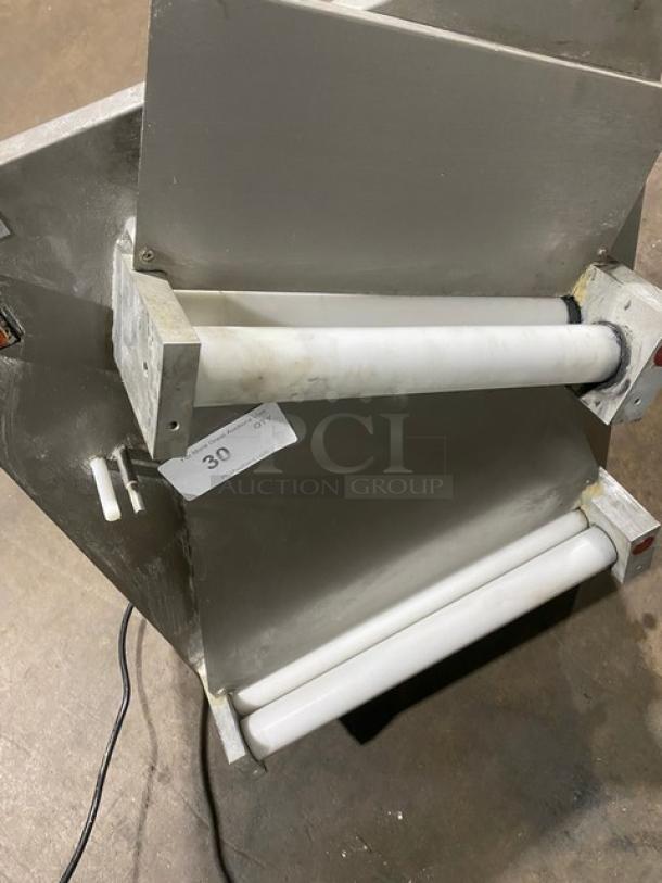 Prepline Commercial Stainless Steel 18" Two Stage Countertop Dough Sheeter!  Model: DR18-2! 120V! - Image 7 of 8