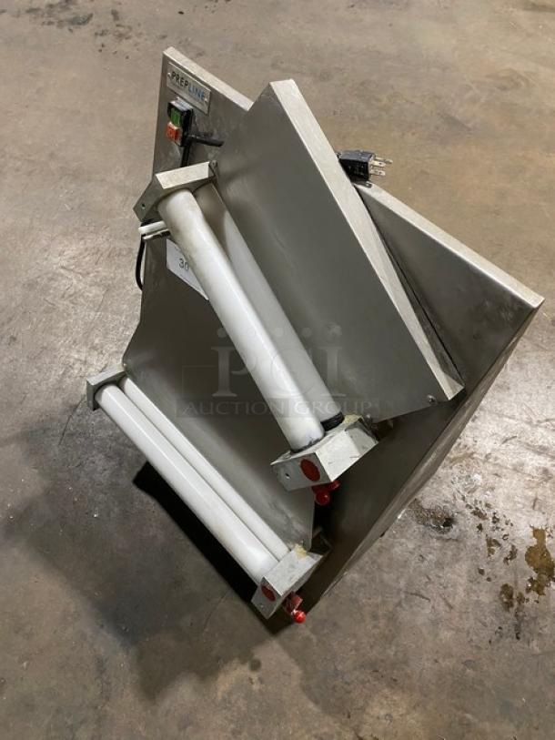 Prepline Commercial Stainless Steel 18" Two Stage Countertop Dough Sheeter!  Model: DR18-2! 120V! - Image 8 of 8