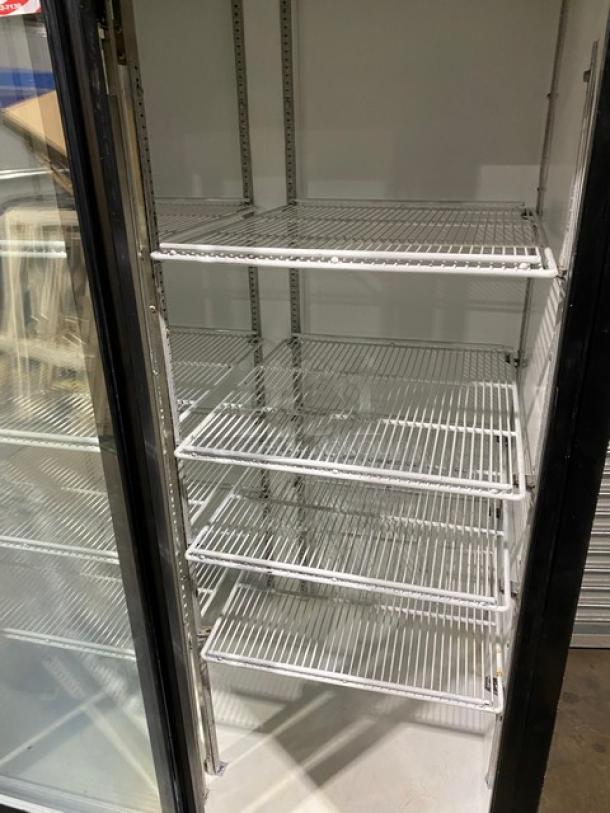 Beverage-Air CMX Series Commercial Double Glass Sliding Door Reach In Refrigerator Merchandiser! With Poly Coated Wire Racks! Model: MT38 SN: 0607X49329! 115V 1 Phase! - Image 6 of 8