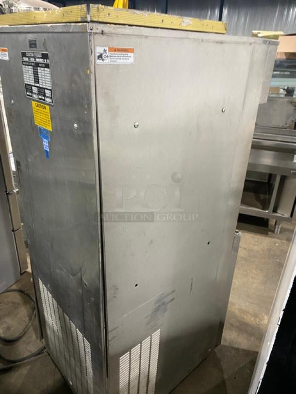 Electro Freeze Freedom 360 Series Commercial Stainless Steel Air-Cooled Dual Flavor Twist Soft Serve Ice Cream/Frozen Yogurt Machine! With 2 Hoppers & 3 Dispensers! Model: 88TN-CMT-213 SN: A2F105! 230V 1 Phase! On Legs! - Image 4 of 12