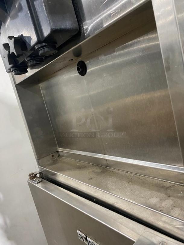Electro Freeze Freedom 360 Series Commercial Stainless Steel Air-Cooled Dual Flavor Twist Soft Serve Ice Cream/Frozen Yogurt Machine! With 2 Hoppers & 3 Dispensers! Model: 88TN-CMT-213 SN: A2F105! 230V 1 Phase! On Legs! - Image 8 of 12