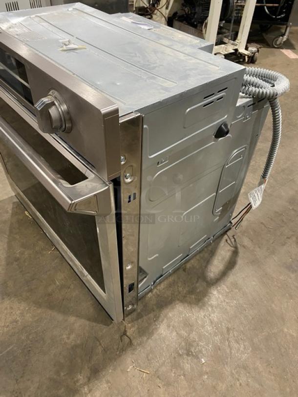 Samsung! 2023! Commercial Stainless Steel Electric Powered Smart Single Wall Mounted Dual Convection Multi-Cook Oven! With Flex Duo Technology & Removable Divider! With Thermostatic Controls! With Gliding Oven Rack! With Wi-fi Connectivity! Model: NV51K7770SS SN: 0E907DCW100042E! 120/240V! - Image 2 of 10