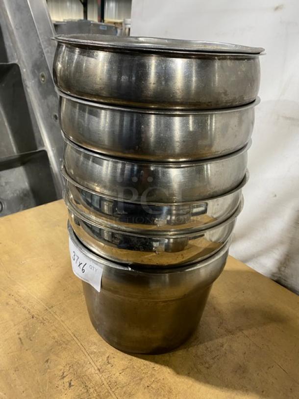 Commercial Stainless Steel Vegetable Inset Pans! 6X Your Bid! - Image 2 of 8