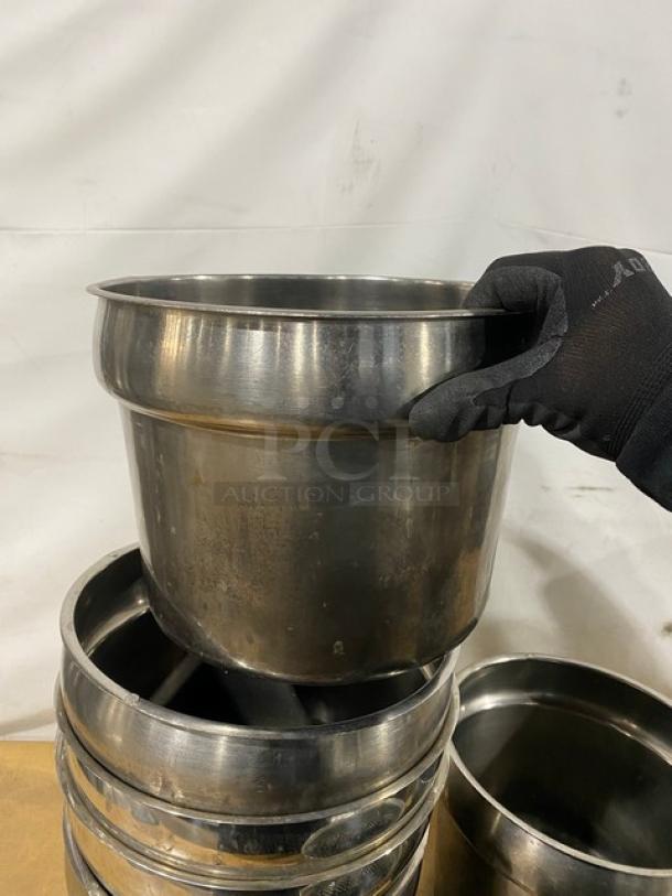 Commercial Stainless Steel Vegetable Inset Pans! 6X Your Bid! - Image 7 of 8