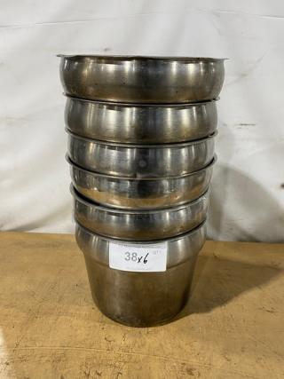 Commercial Stainless Steel Vegetable Inset Pans! 6X Your Bid!
