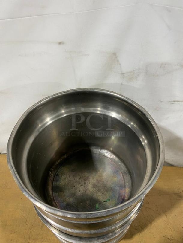 Commercial Stainless Steel Vegetable Inset Pans! 6X Your Bid! - Image 3 of 7