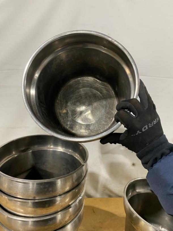 Commercial Stainless Steel Vegetable Inset Pans! 6X Your Bid! - Image 6 of 7