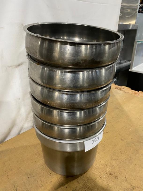 Commercial Stainless Steel Vegetable Inset Pans! 6X Your Bid! - Image 2 of 6