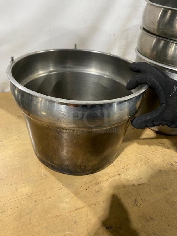 Commercial Stainless Steel Vegetable Inset Pans! 6X Your Bid! - Image 6 of 6