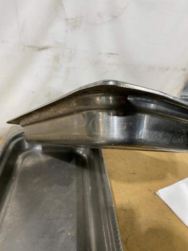 Commercial Stainless Steel Decorative Steam Table/Hotel Pans! 6X Your Bid! - Image 4 of 6