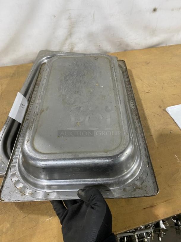 Commercial Stainless Steel Decorative Steam Table/Hotel Pans! 6X Your Bid! - Image 6 of 6