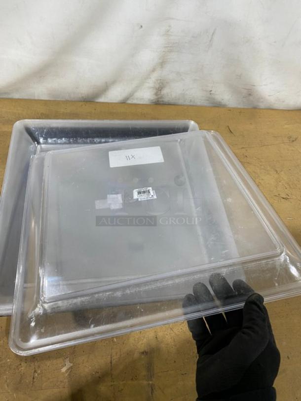 Fineline Commercial Clear 16"x16" Platter Pleasers! Model: 3516-CL! 11X Your Bid! - Image 4 of 7
