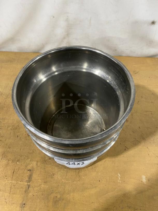 Commercial Stainless Steel Vegetable Inset Pans! 3X Your Bid! - Image 2 of 5