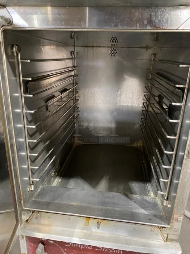 Southbend Simple Steam Series Commercial Stainless Steel Electric Powered 5 Pan Steamer! With Build In Pan Holding Rack! Model: EZ-5 SN: 07F46349-2! 208V 1 Phase! - Image 5 of 9