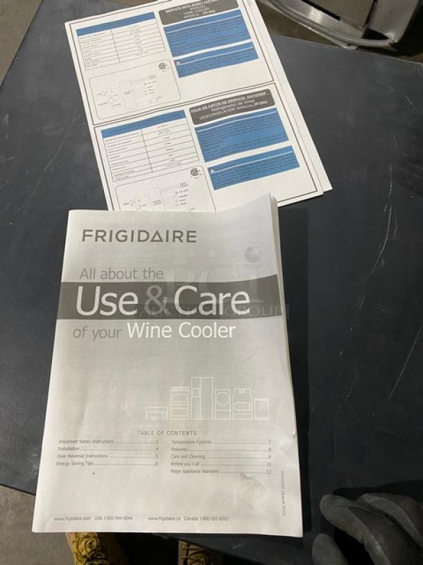 Frigidaire Commercial Free-Standing Single Glass Door 38-Bottle Wine Cooler! With Dual Temperature Zones! Model: FFWC38F6LS SN: KA2518569! 115V! - Image 6 of 9