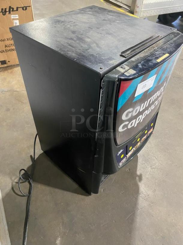 Wilbur Curtis Concept Series Commercial Black Countertop Cappuccino/Hot Beverage Machine! With 5 Flavor Hoppers! With Hot Water Dispenser! Model: PCGT5F10822 SN: 10663835! 120V 1 Phase! - Image 4 of 12