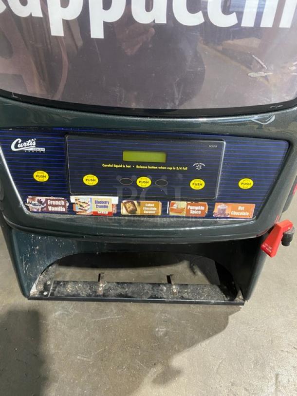 Wilbur Curtis Concept Series Commercial Black Countertop Cappuccino/Hot Beverage Machine! With 5 Flavor Hoppers! With Hot Water Dispenser! Model: PCGT5F10822 SN: 10663835! 120V 1 Phase! - Image 5 of 12