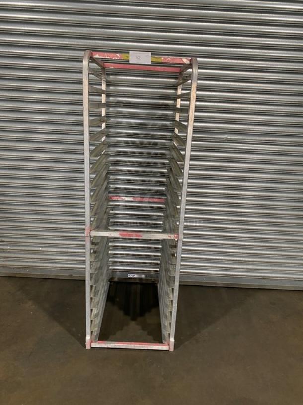 Winco Commercial Heavy-Duty Aluminum 20 Tier Pan Holding/Transport Rack! Model: ALRK-20BK! - Image 1 of 7