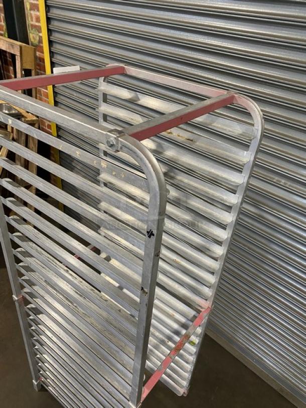Winco Commercial Heavy-Duty Aluminum 20 Tier Pan Holding/Transport Rack! Model: ALRK-20BK! - Image 7 of 7