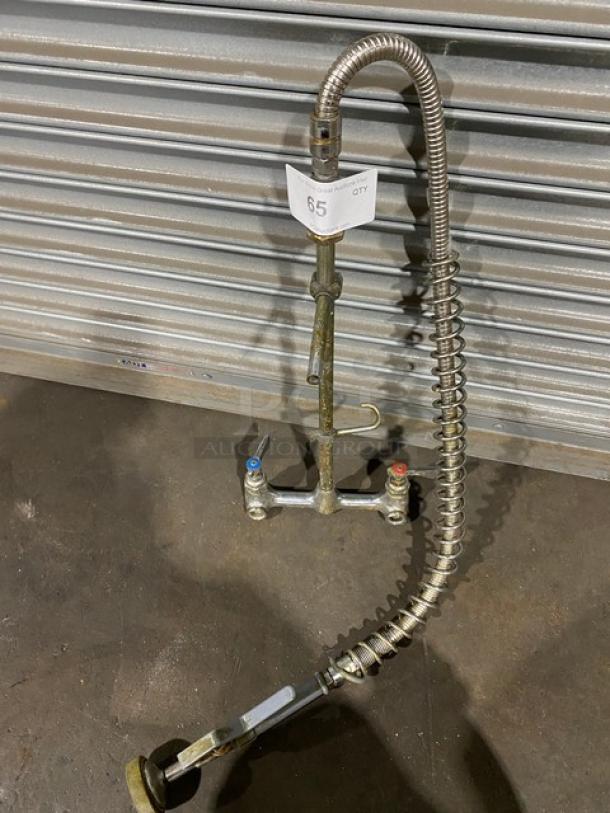 Commercial Stainless Steel Mounted Pre-Rinse Unit! With Sprayer! - Image 4 of 5