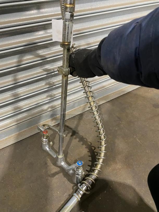 Commercial Stainless Steel Mounted Pre-Rinse Unit! With Sprayer! - Image 5 of 5