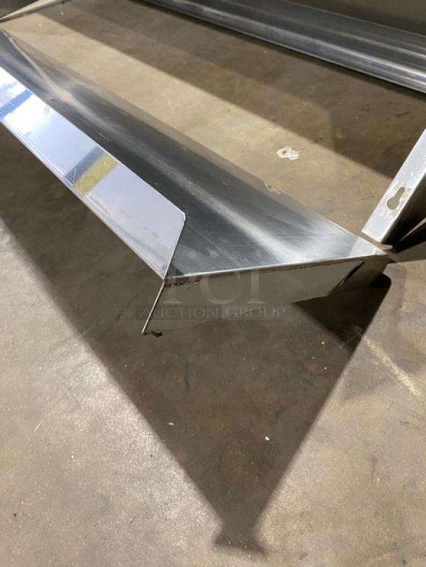 Commercial Stainless Steel 48" x 12" Wall Mounted Storage Shelves! 2X Your Bid! - Image 6 of 8