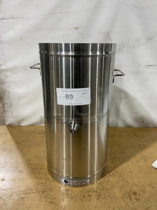 Bunn Commercial Stainless Steel 4 Gallon Iced Tea Dispenser! Model: TDO-4!