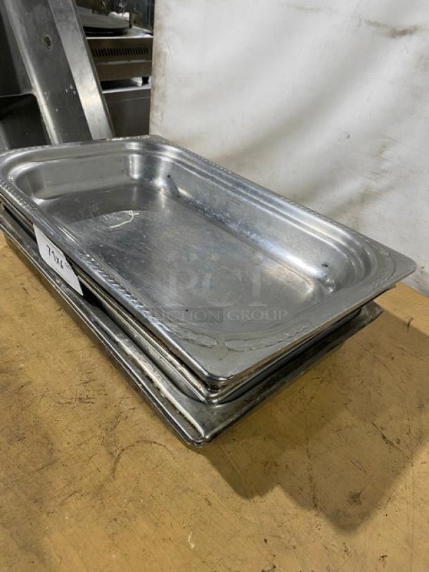 Mixed Commercial Stainless Steel Steamtable/Hotel Pans! 6X Your Bid! - Image 2 of 8