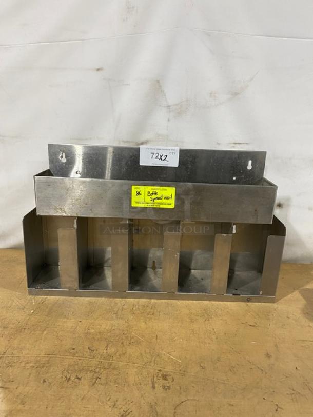 Commercial Stainless Steel Underbar Speed Rails/Racks! 2X Your Bid! - Image 1 of 7