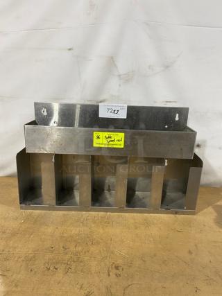 Commercial Stainless Steel Underbar Speed Rails/Racks! 2X Your Bid!
