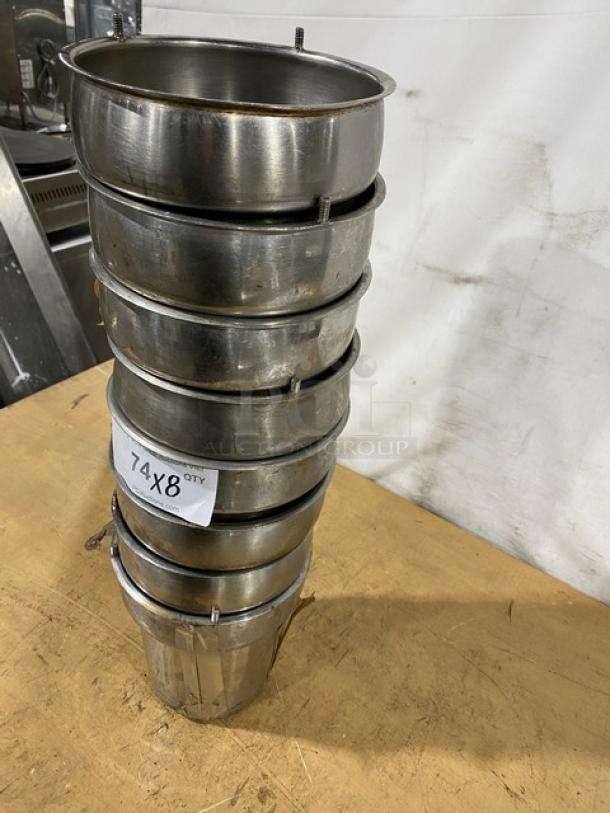 Commercial Stainless Steel Vegetable Inset Pans! 8X Your Bid! - Image 2 of 6