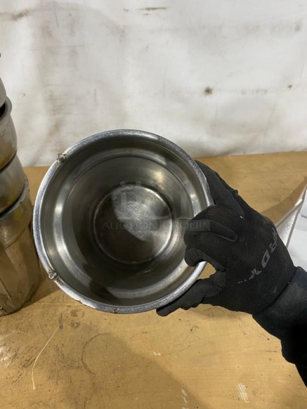 Commercial Stainless Steel Vegetable Inset Pans! 8X Your Bid! - Image 5 of 6