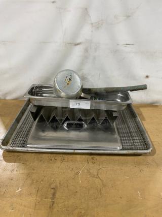 Lot Of Commercial Miscellaneous Kitchen Utensils! All One Money!