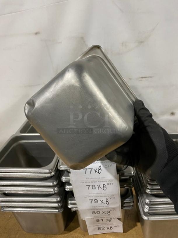 Commercial Stainless Steel Steamtable/Hotel Pans! 8X Your Bid! - Image 5 of 10