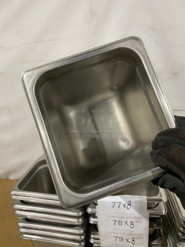 Commercial Stainless Steel Steamtable/Hotel Pans! 8X Your Bid! - Image 8 of 10