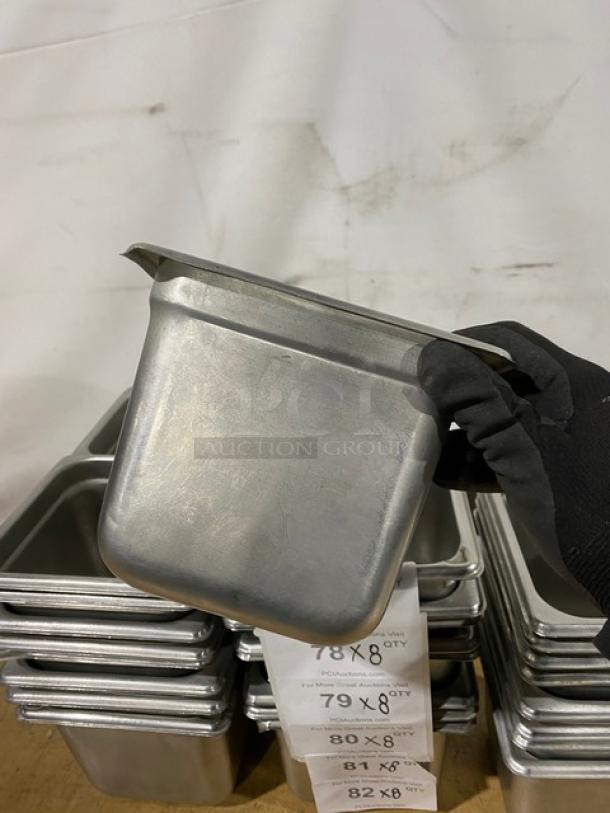 Commercial Stainless Steel Steamtable/Hotel Pans! 8X Your Bid! - Image 4 of 10