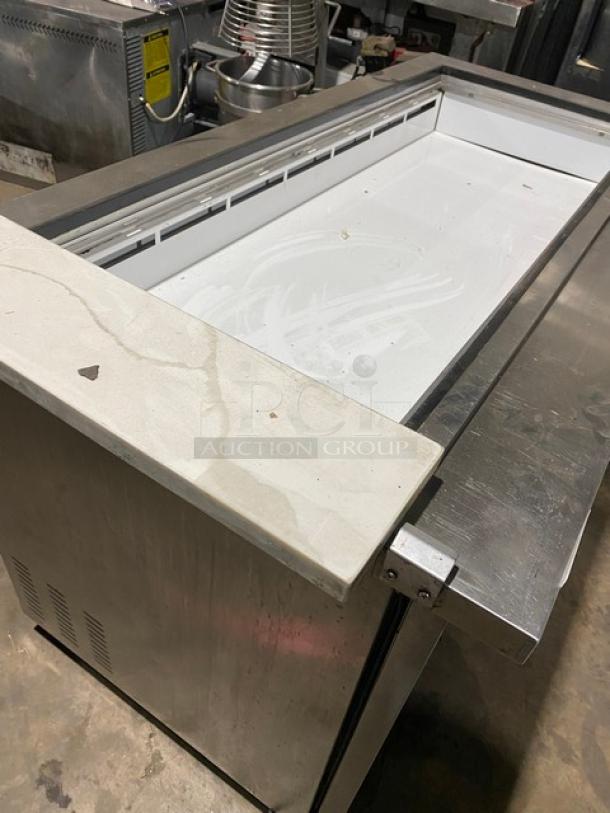 Kool-It Ikon Series Commercial Stainless Steel 2 Door Refrigerated Salad/Sandwich Prep Table! With Poly Coated Wire Racks! Model: KSP60M SN: KSP60M 7062503! 115V 1 Phase! On Casters! - Image 10 of 10