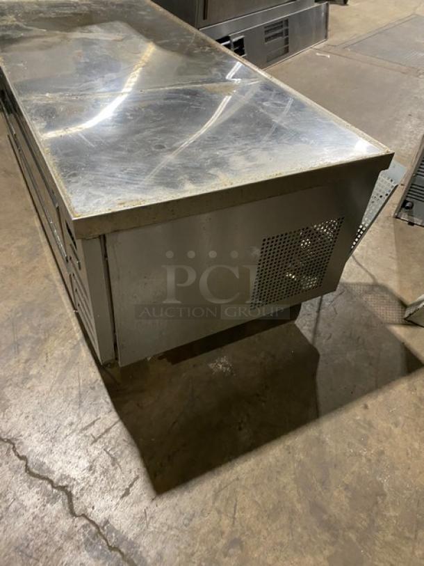 Asber! 2022! Commercial Stainless Steel 4 Drawer Refrigerated Chef Base/Equipment Stand! Model: ACBR 72 HC SN: 8102544328! 115V 1 Phase! On Casters! - Image 2 of 11