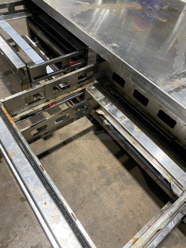 Asber! 2022! Commercial Stainless Steel 4 Drawer Refrigerated Chef Base/Equipment Stand! Model: ACBR 72 HC SN: 8102544328! 115V 1 Phase! On Casters! - Image 7 of 11