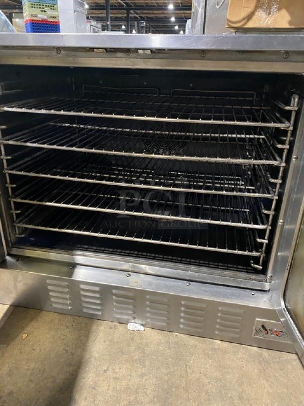 Sierra Commercial Stainless Steel Natural Gas Powered Single Stack Convection Oven! With Wire Oven Racks! - Image 5 of 11