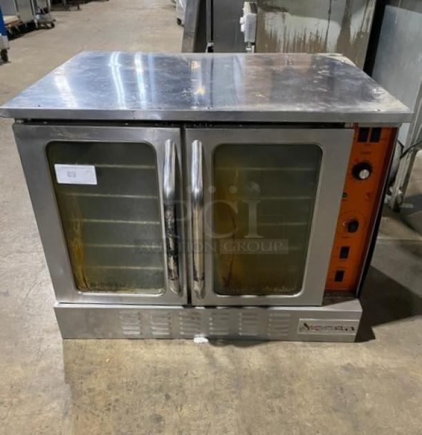 Sierra Commercial Stainless Steel Natural Gas Powered Single Stack Convection Oven! With Wire Oven Racks! - Image 1 of 11