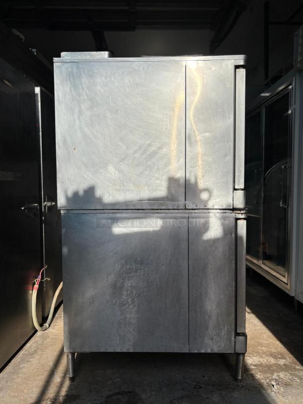 STAINLESS STEEL Blodgett Double Stacked Full-size Convection Oven Natural Gas WORKING WHEN PULLED - Image 3 of 4