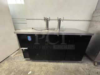 WOW! DUKERS Commercial Triple Door  Double Tap Kegerator